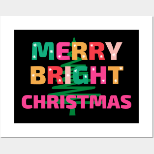 Bright Merry Christmas Posters and Art